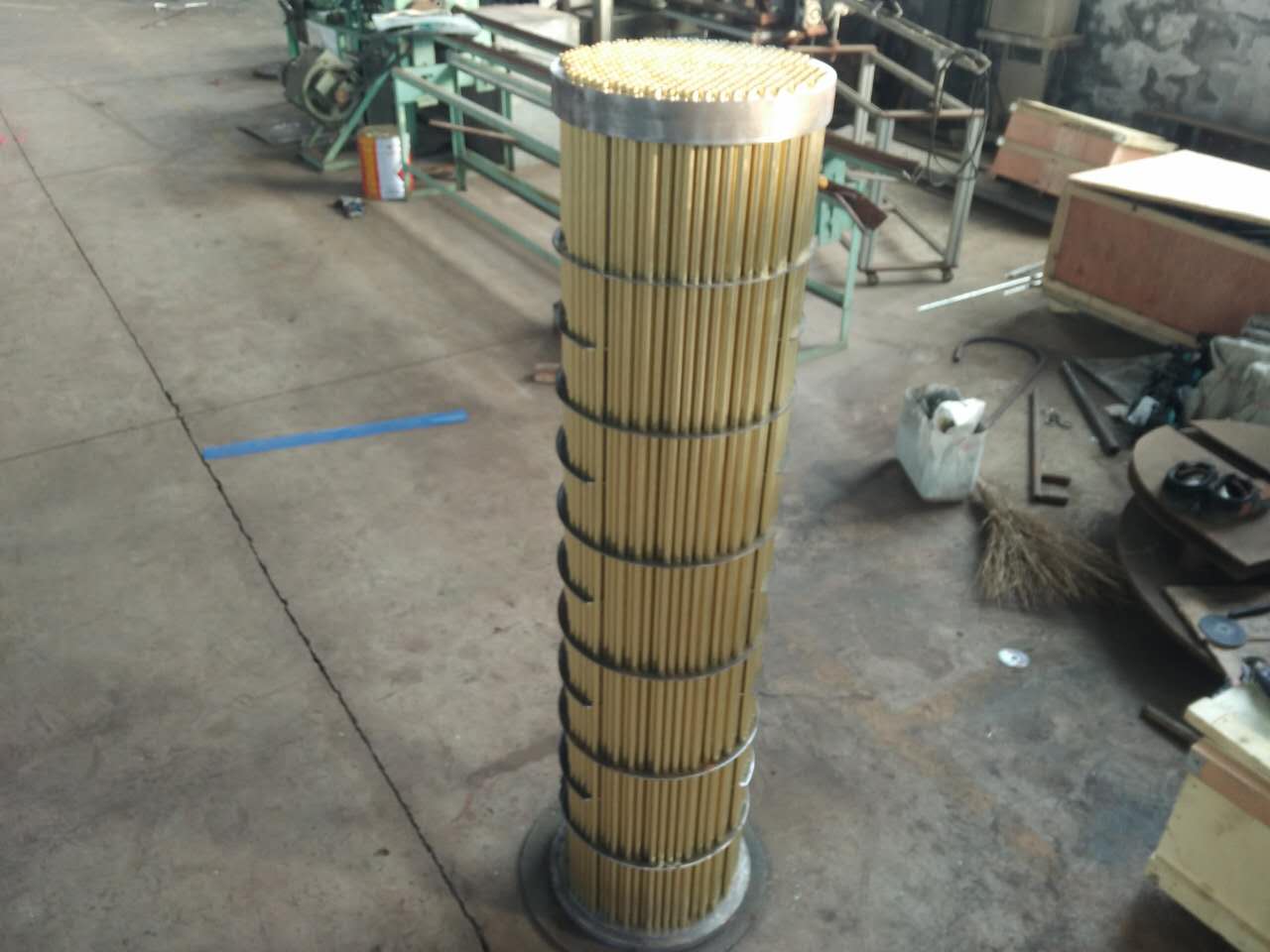 船用冷油器換管，船用冷油器換不銹鋼管