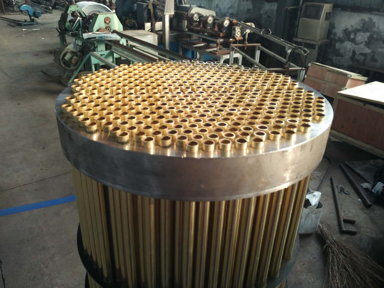 船用冷油器換管，船用冷油器換不銹鋼管